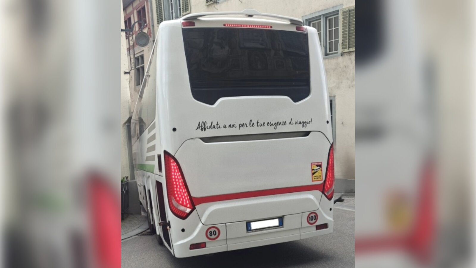 feststeckender Bus