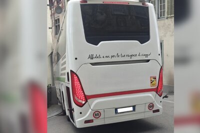 feststeckender Bus