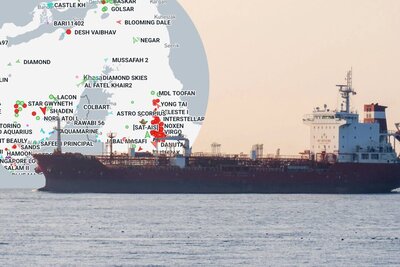 Das Echtzeit-Tracking der Schifffahrt in der Strasse von Hormus zeigt: Das Nadelöhr wird derzeit kaum befahren. Bild: Marine Vessel Traffic, Freepik