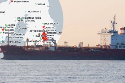 Das Echtzeit-Tracking der Schifffahrt in der Strasse von Hormus zeigt: Das Nadelöhr wird derzeit kaum befahren. Bild: Marine Vessel Traffic, Freepik
