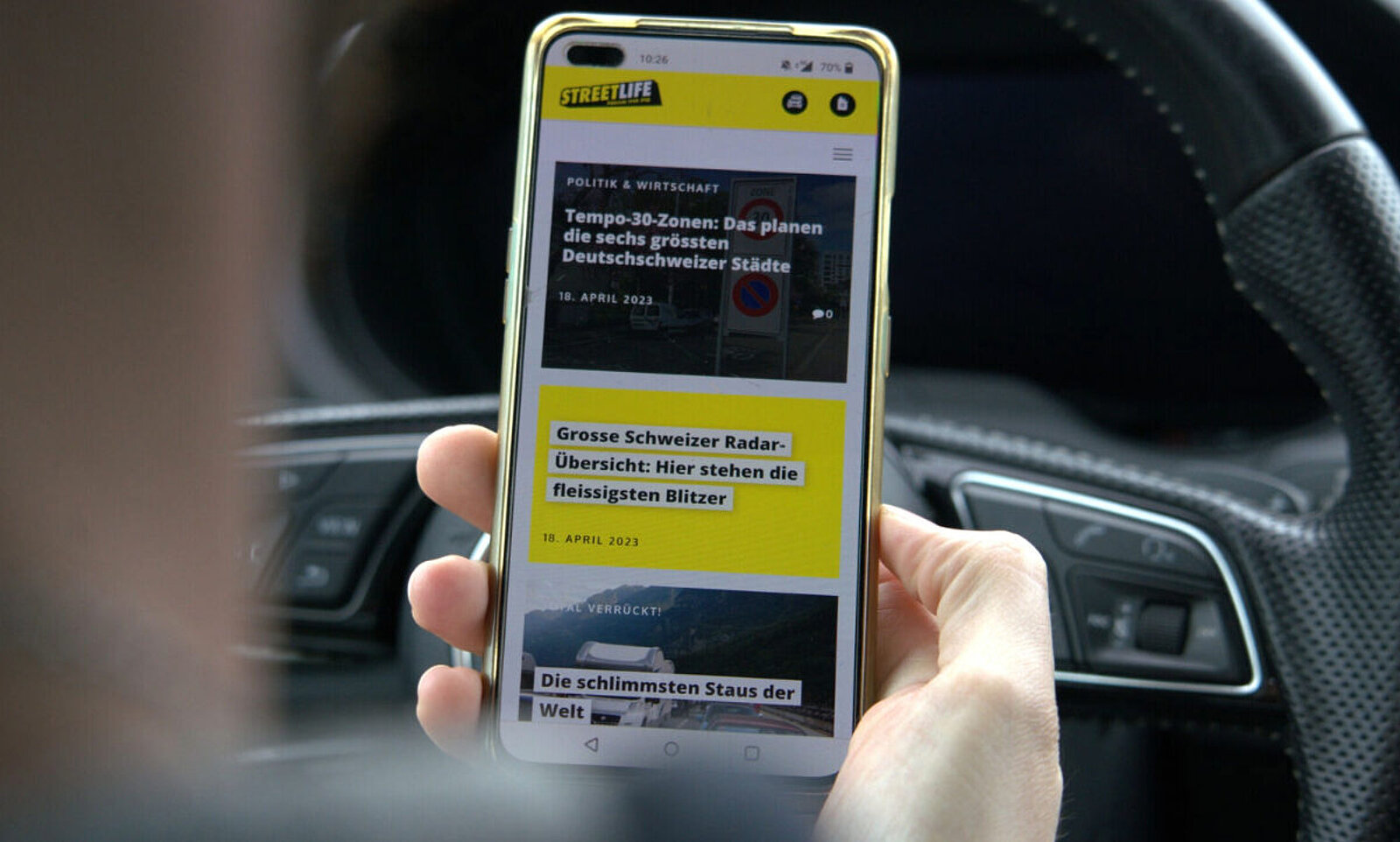 Mit dem STREETLIFE-Push verpasst du keine Mobilitäts-News mehr. Bild: STREETLIFE