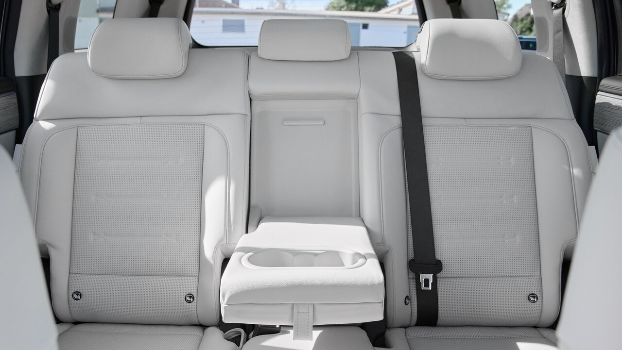 Zweite Sitzreihe im Hyundai Santa Fe