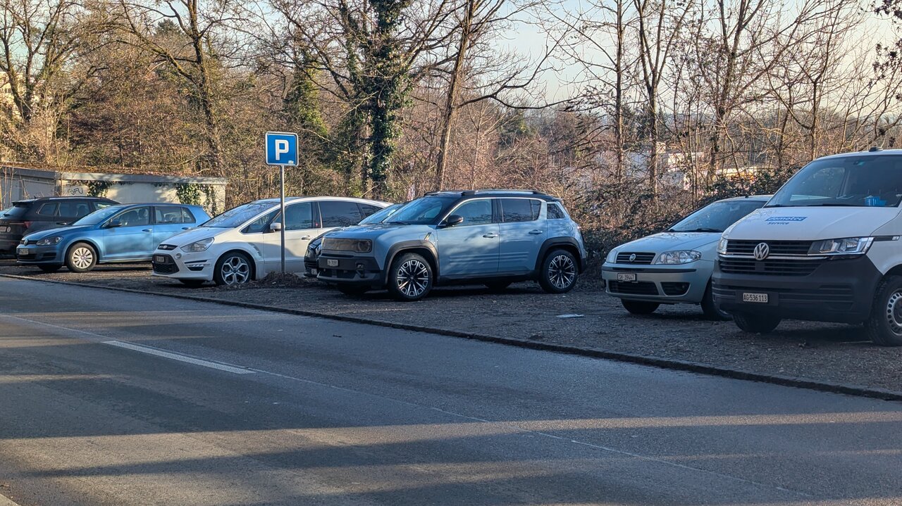 Parkplatz in Schaffhausen