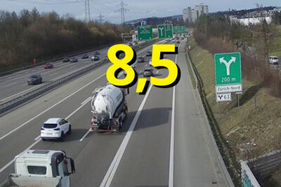 Strassenverkehrsteilnehmende zahlten 2022 Abgaben und Steuern in der Höhe von 8,5 Milliarden Franken. Bild: astramobcam.ch