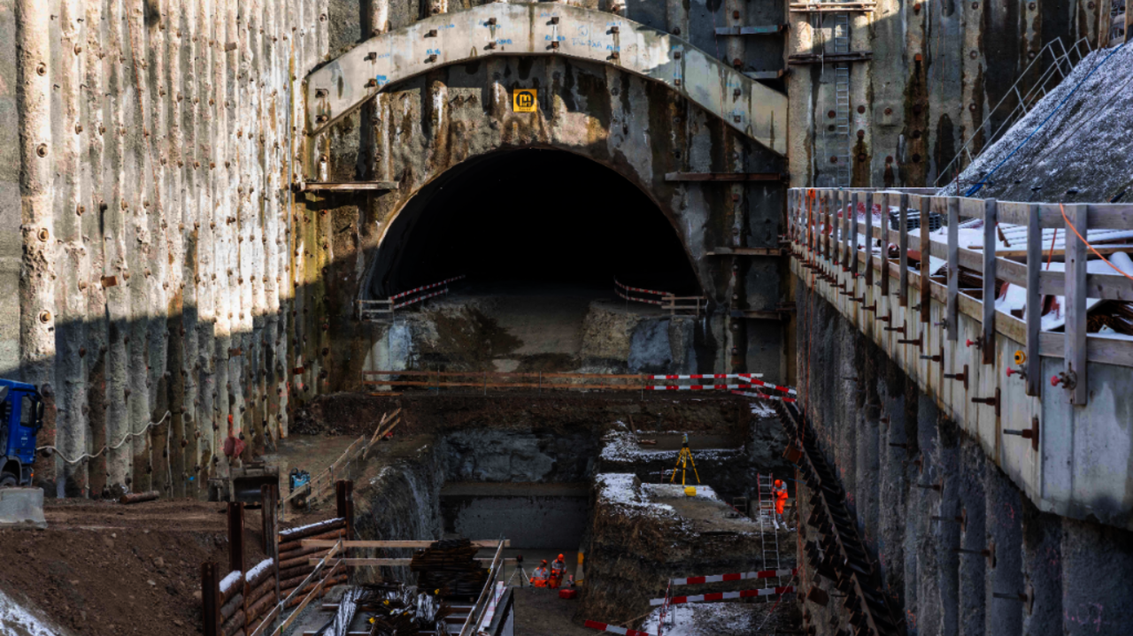 Gubrist 3. Röhre Baustelle