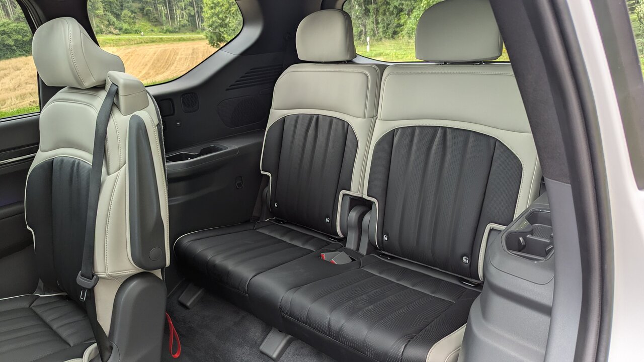 3. Sitzreihe im Kia EV9