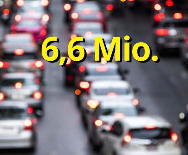 Der neue Gesamtbestand der Motorfahrzeuge auf Schweizer Strassen beträgt seit neusten Zahlen 6,6 Millionen Einheiten. Bild: freepik
