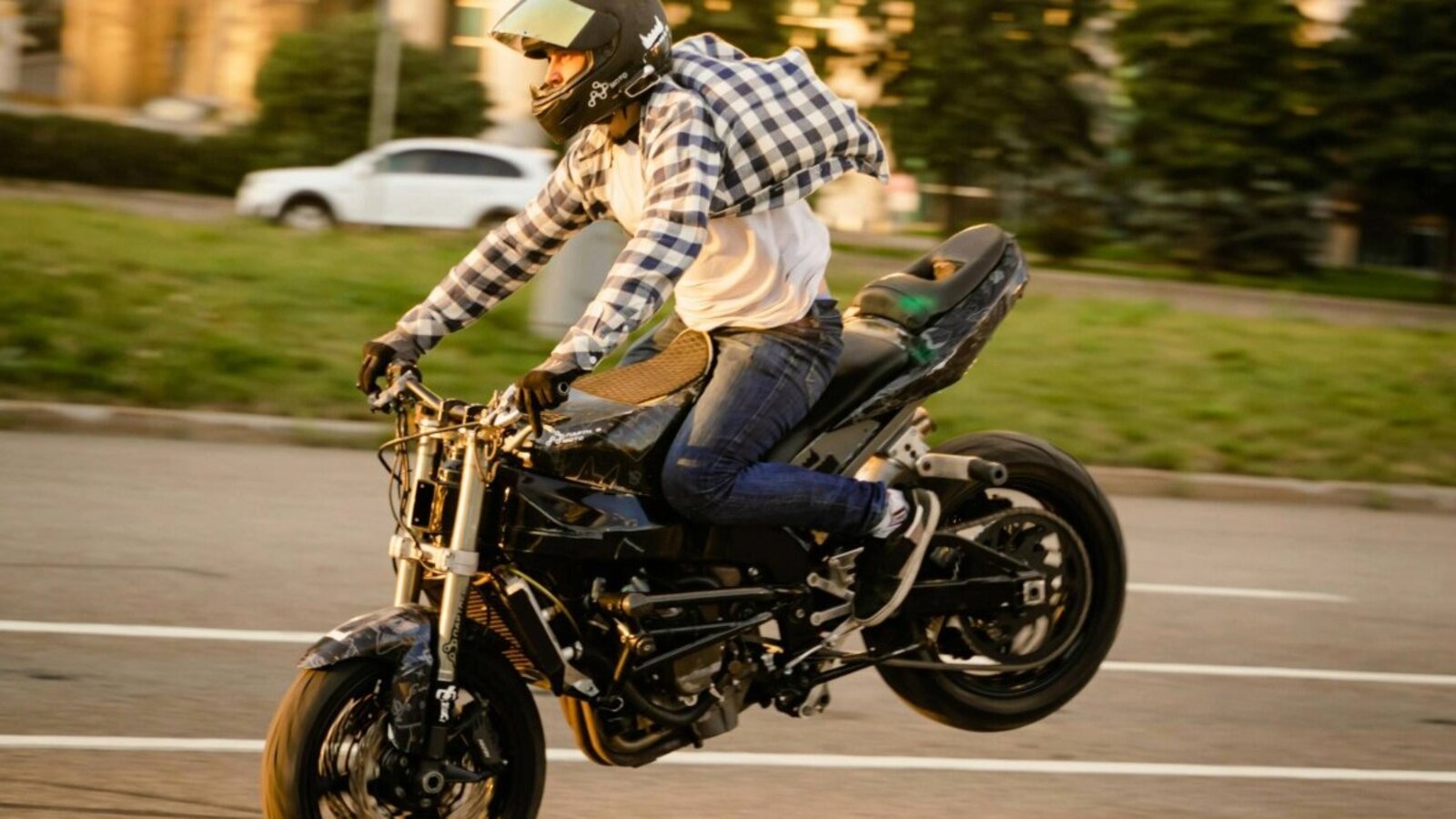 Motorradfahren Unfall Frühling