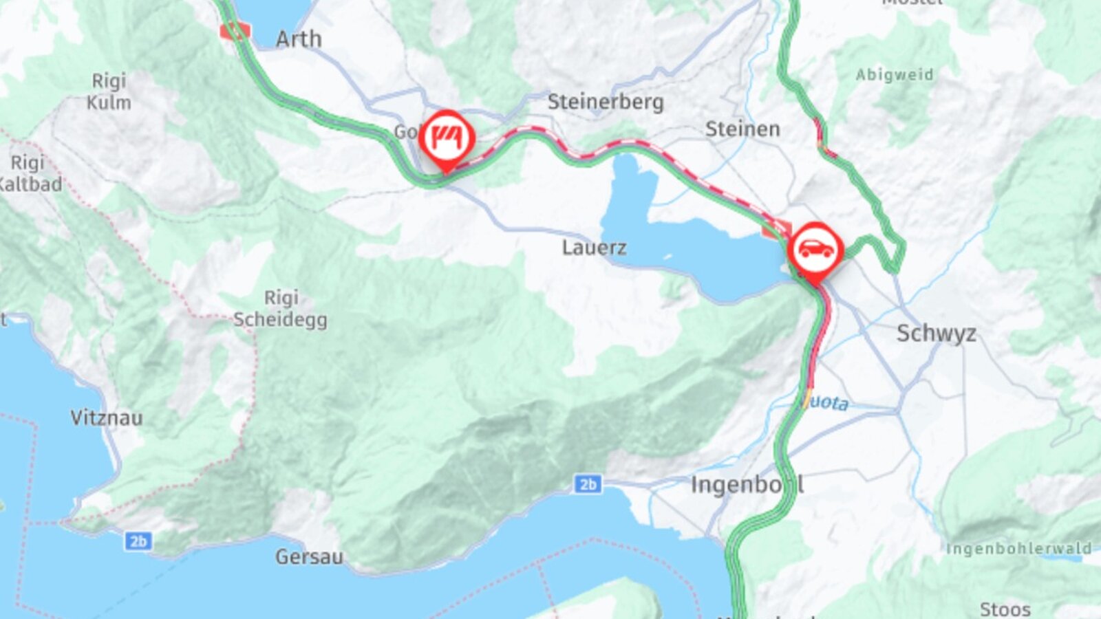 Unfall Schwyz A4