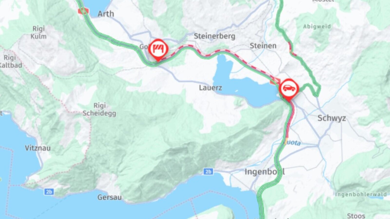 Unfall Schwyz A4