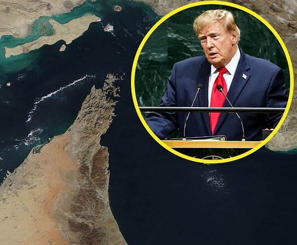 Die gesperrte Strasse von Hormus belastet die Weltwirtschaft. Wie reagiert auf den Vorschlag aus Teheran? Bild: Wikipedia, White House