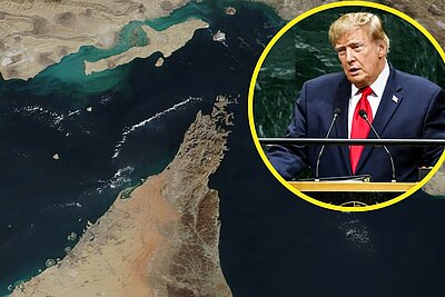 Die gesperrte Strasse von Hormus belastet die Weltwirtschaft. Wie reagiert auf den Vorschlag aus Teheran? Bild: Wikipedia, White House