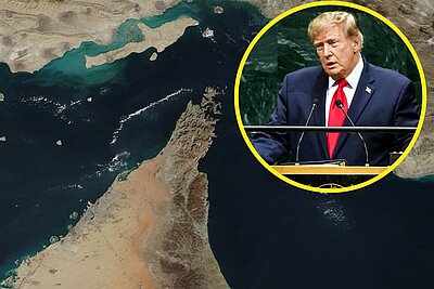 Die gesperrte Strasse von Hormus belastet die Weltwirtschaft. Wie reagiert auf den Vorschlag aus Teheran? Bild: Wikipedia, White House