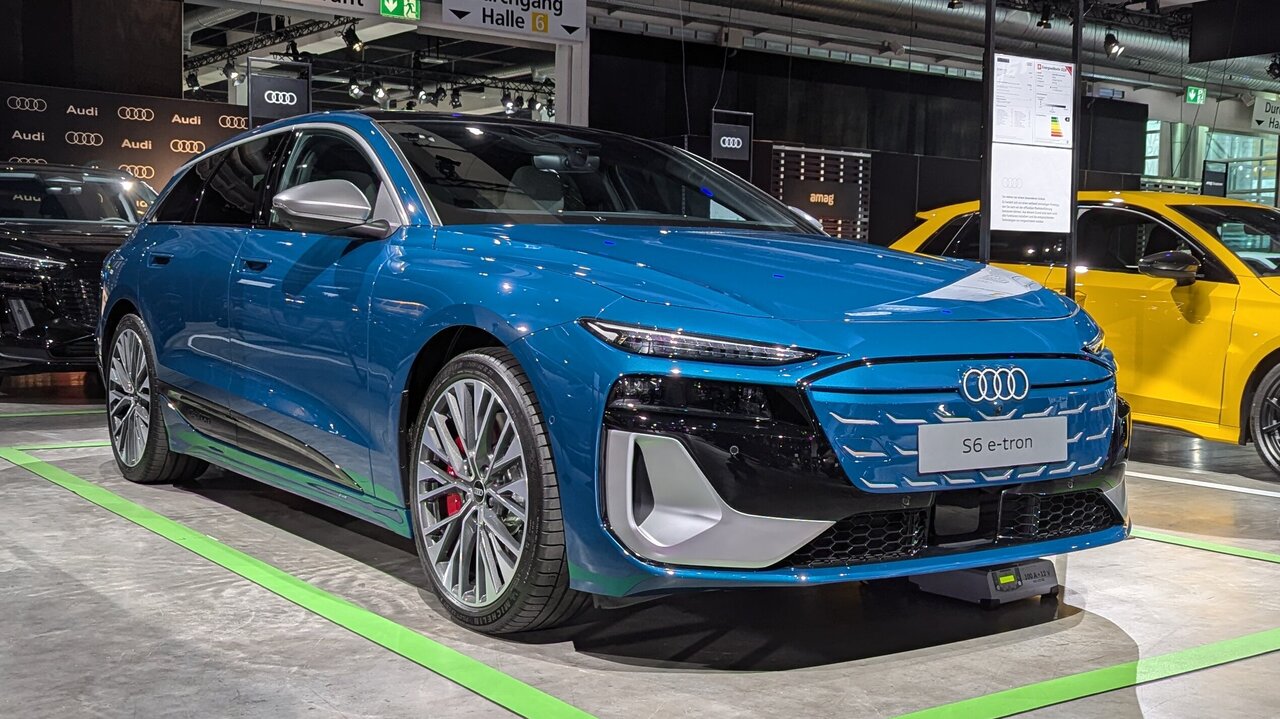 Audi S6 Avant E-Tron an der Auto Zürich