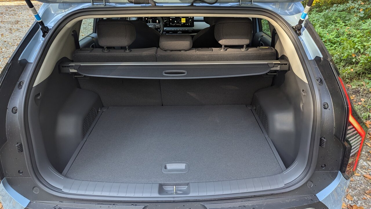 Kofferraum des Kia EV3