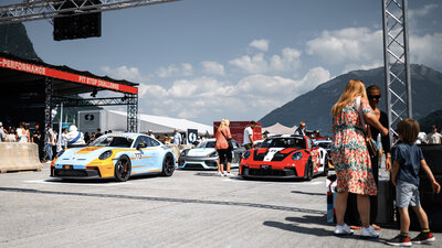 Events mit viel PS. Mit dem STREETLIFE Veranstaltungskalender verpasst du keinen Anlass mehr. Bild: Porsche Festival Mollis 2023, Mollis, Porsche AG