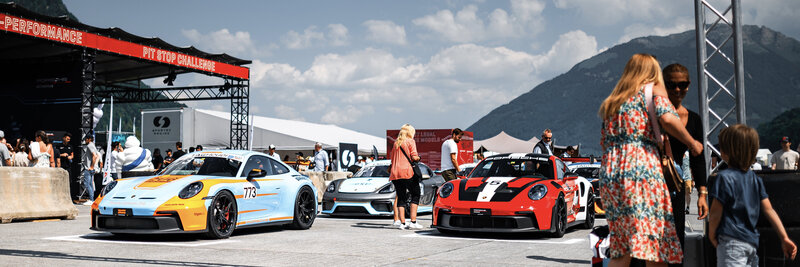 Events mit viel PS. Mit dem STREETLIFE Veranstaltungskalender verpasst du keinen Anlass mehr. Bild: Porsche Festival Mollis 2023, Mollis, Porsche AG