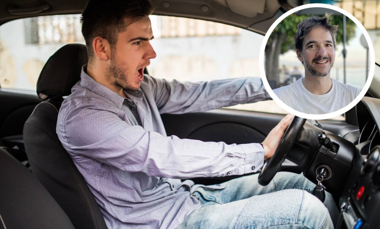 Stress beim Autofahren