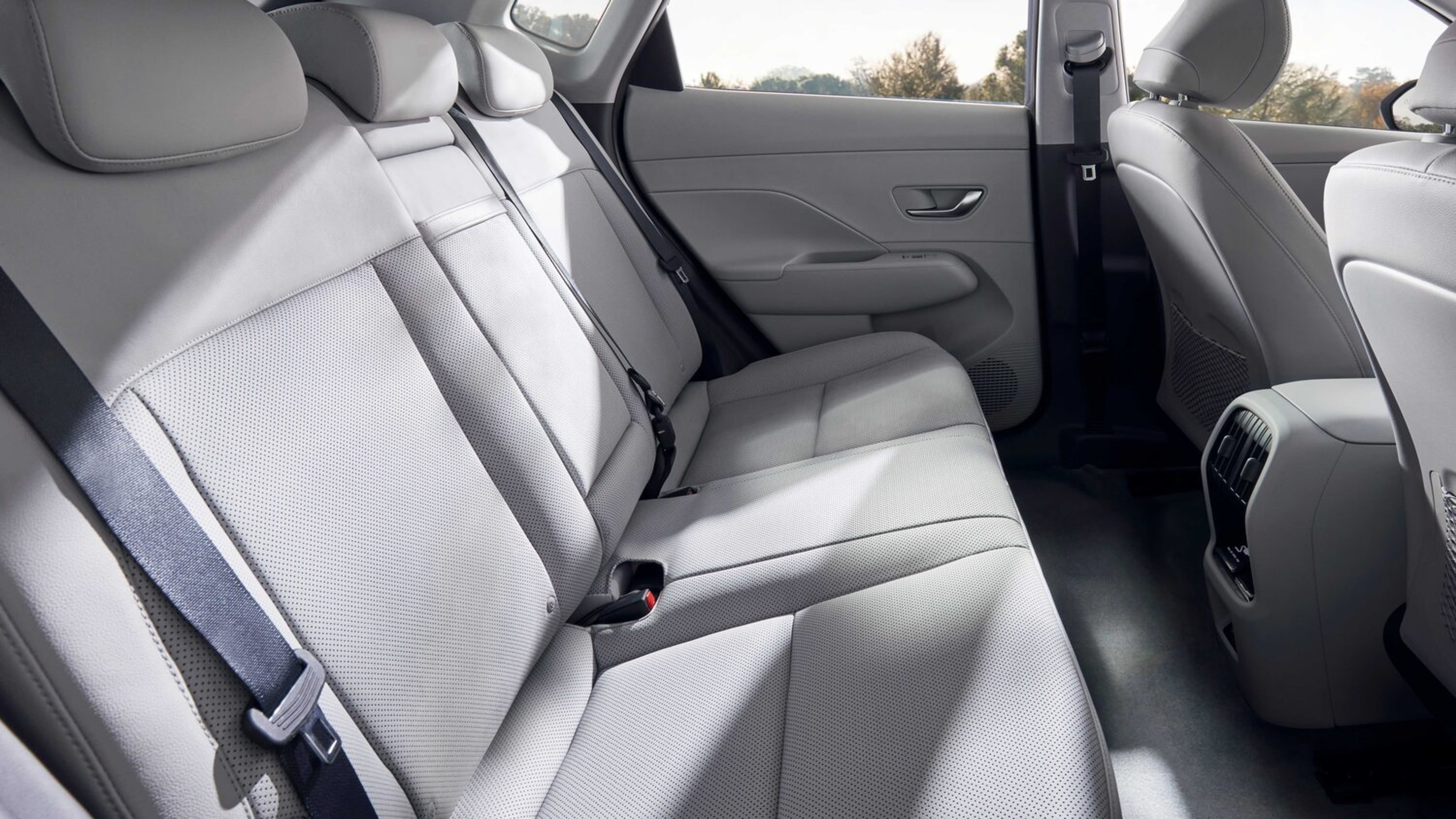 Rückbank des Hyundai Kona