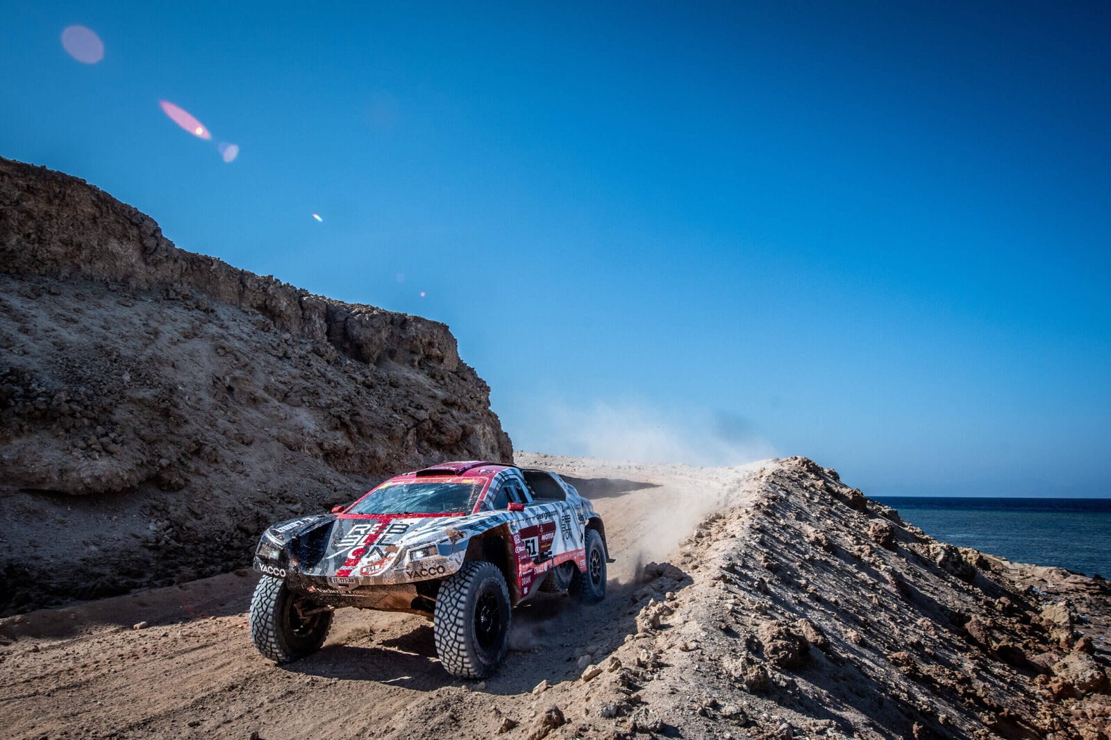 Rebellion Racing an einer Rallye