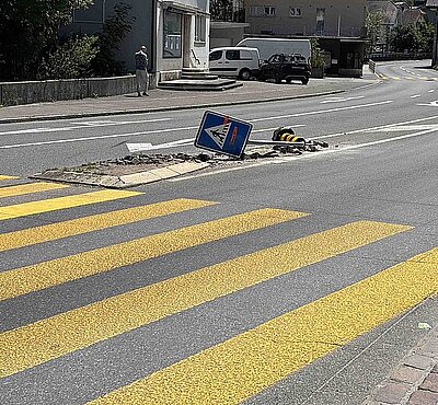 Unfall Menziken