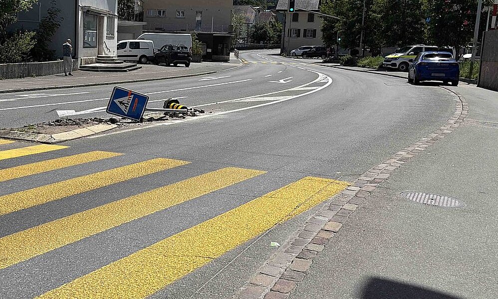 Unfall Menziken