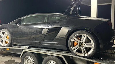 Geschmuggelter Lamborghini