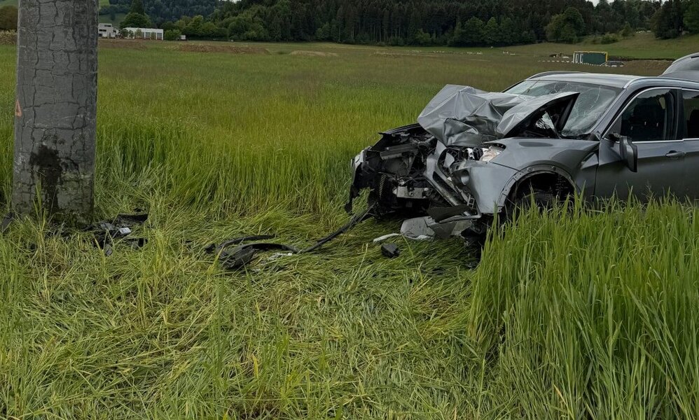 Unfall Strommast Luzern
