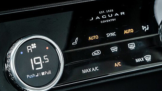 Kliamanalgen-Bedienung im Jaguar XF Sportbrake