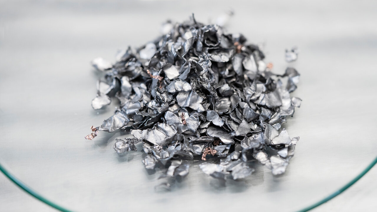Lithium aus der Batterie-Recycling