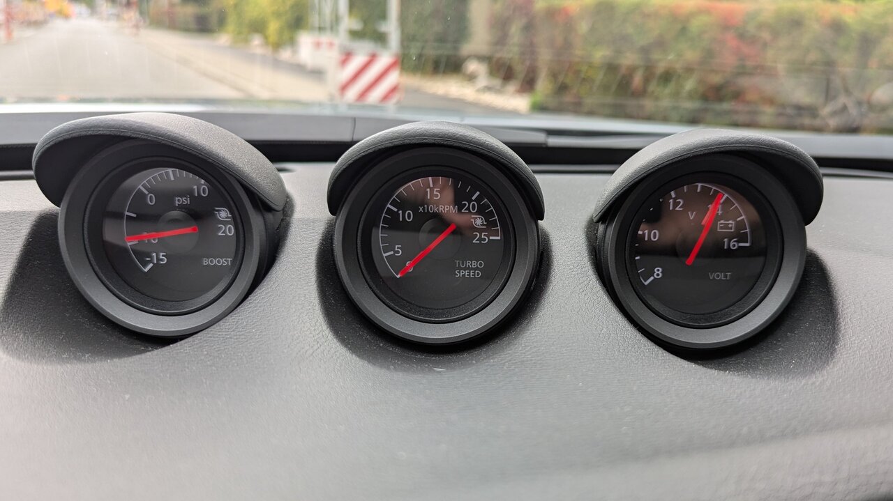 Analoge Rundinstrumente im Nissan Z