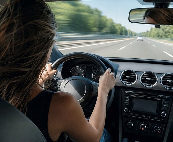 Eine Glarnerin wurde wegen mehrer Raserfahrten zu einer Freiheitsstrafe von vier Jahren verurteilt. Bild: Symbolbild KI generiert