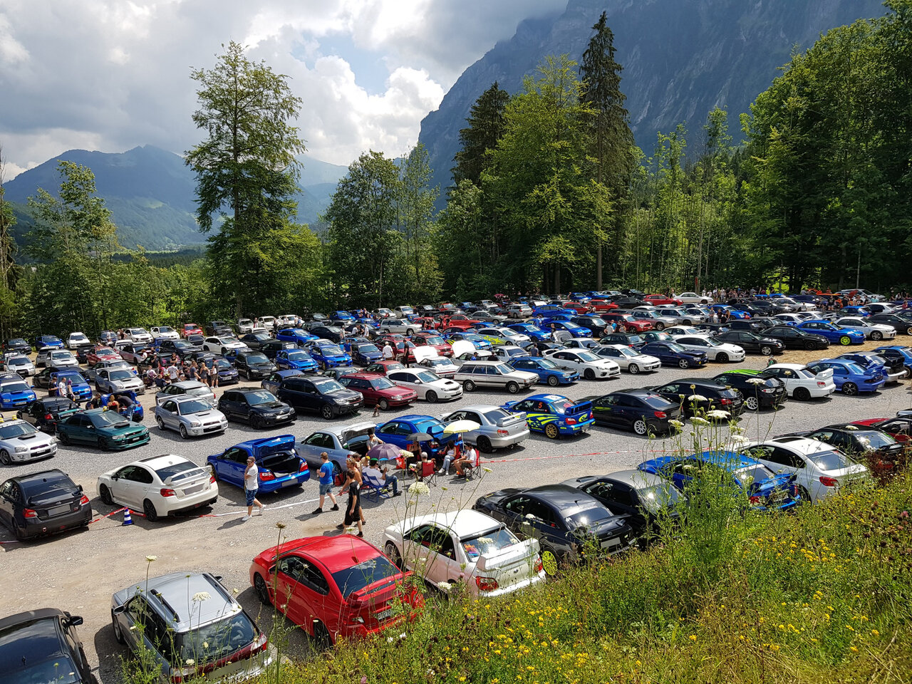 Am 2. September fand das schweizweit grösste Subaru-Treffen in Rothenthurm statt.