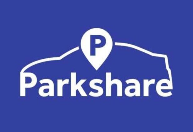Das Logo der Parkplatz-Sharing-App ParkShare.