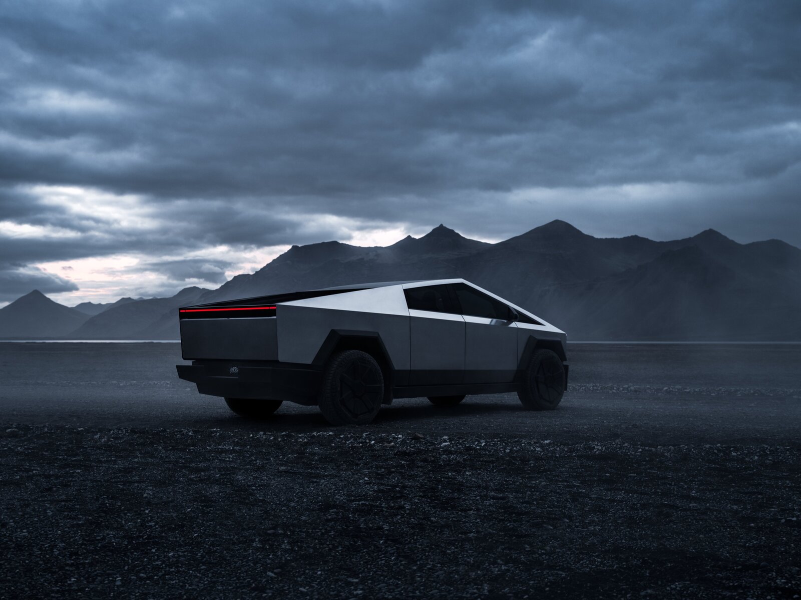 Wie aus einem Science-Fiction-Film: Der Cybertruck von Tesla. Bild: Tesla