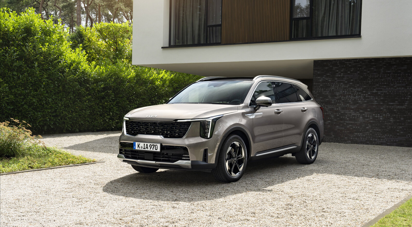 Der neue Kia Sorento von schräg vorne