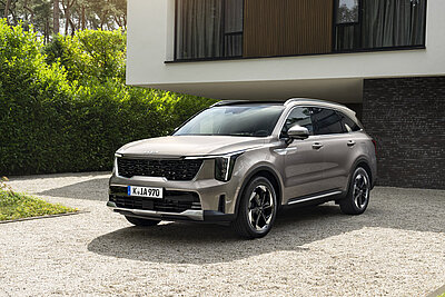 Der neue Kia Sorento von schräg vorne