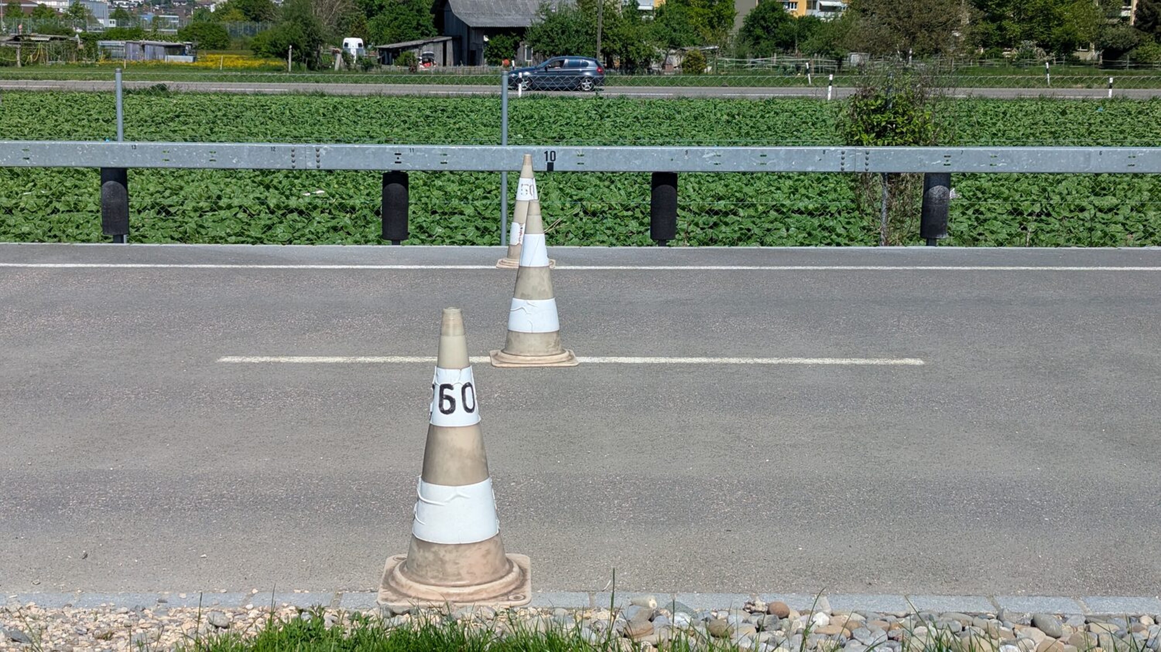 Kegel auf der Strasse