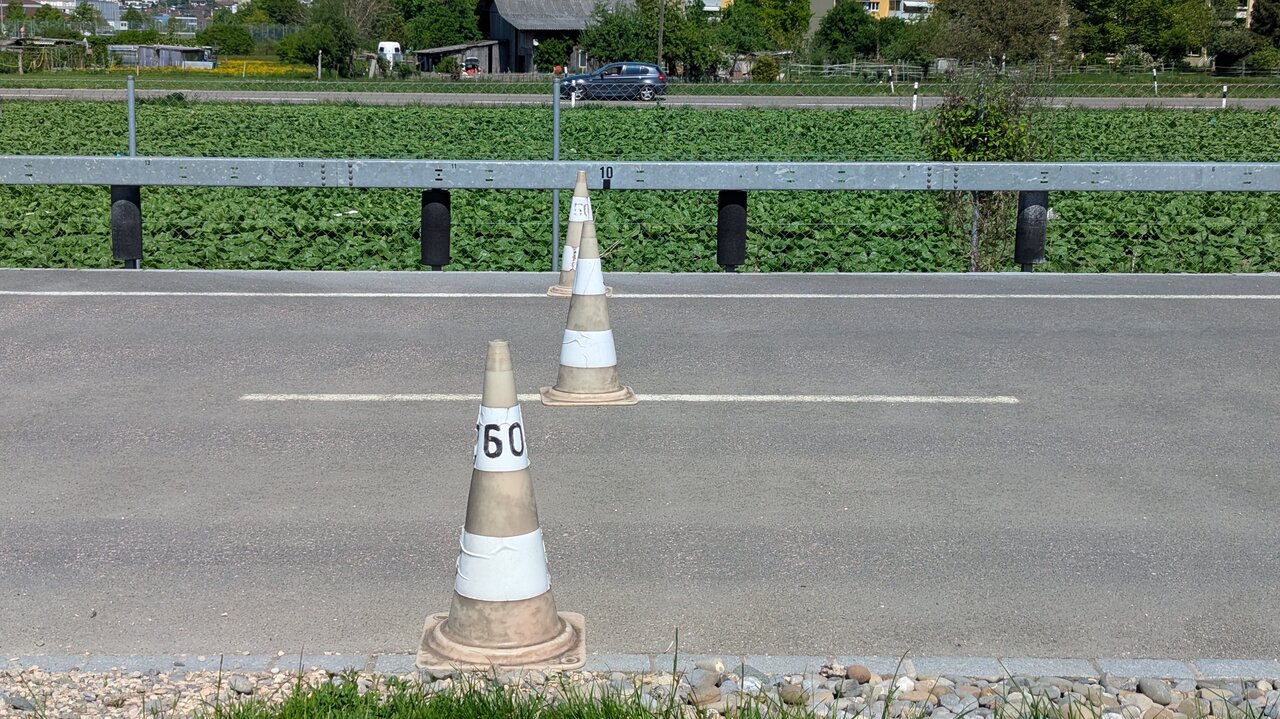 Kegel auf der Strasse