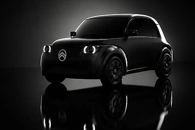 Sieht die Neuinterpretation des 2CV so aus? Dieses KI-generierte Bild kursiert aktuell im Netz. Bild: Screenshot