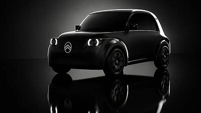 Sieht die Neuinterpretation des 2CV so aus? Dieses KI-generierte Bild kursiert aktuell im Netz. Bild: Screenshot