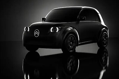 Sieht die Neuinterpretation des 2CV so aus? Dieses KI-generierte Bild kursiert aktuell im Netz. Bild: Screenshot
