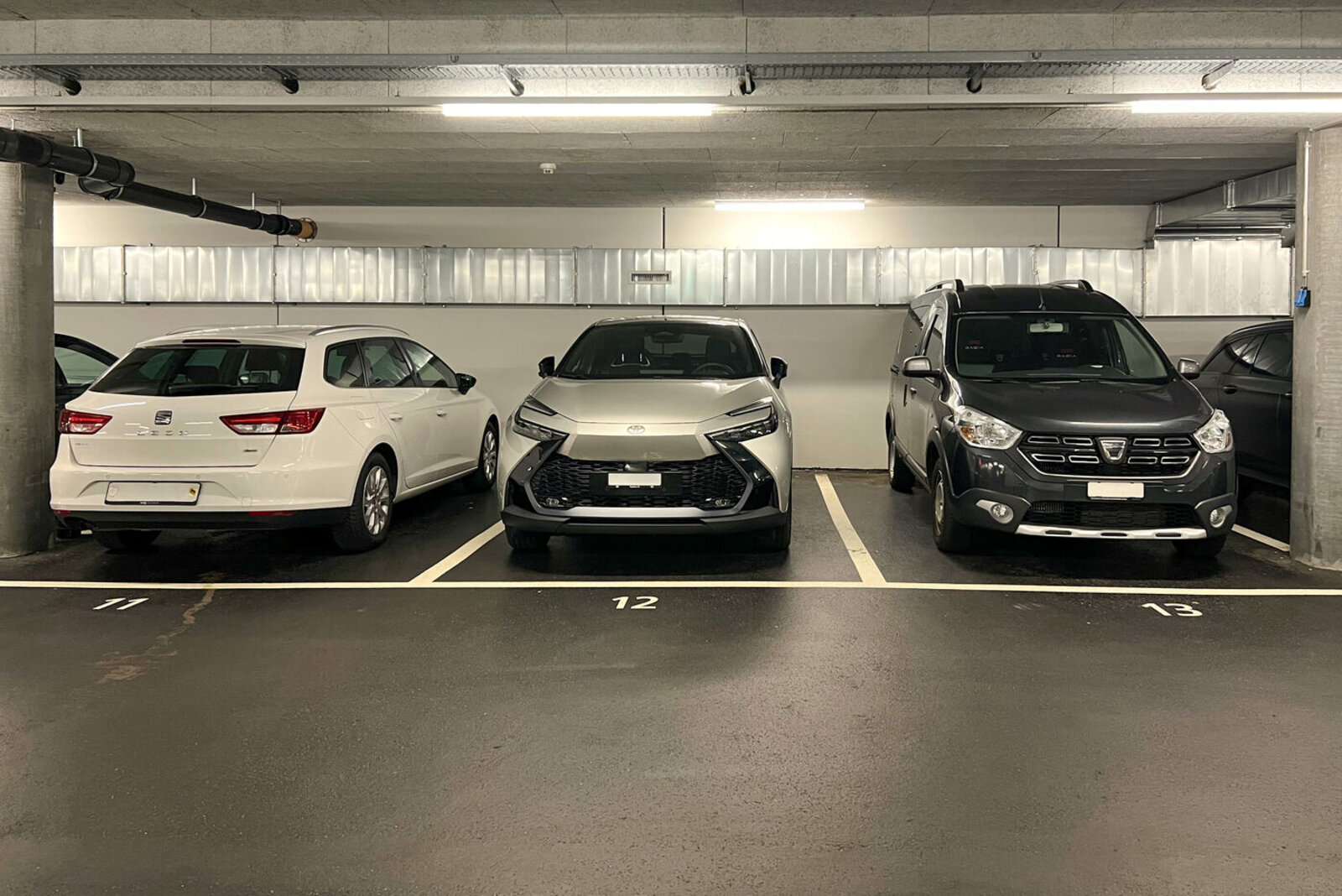 Parkierte Autos