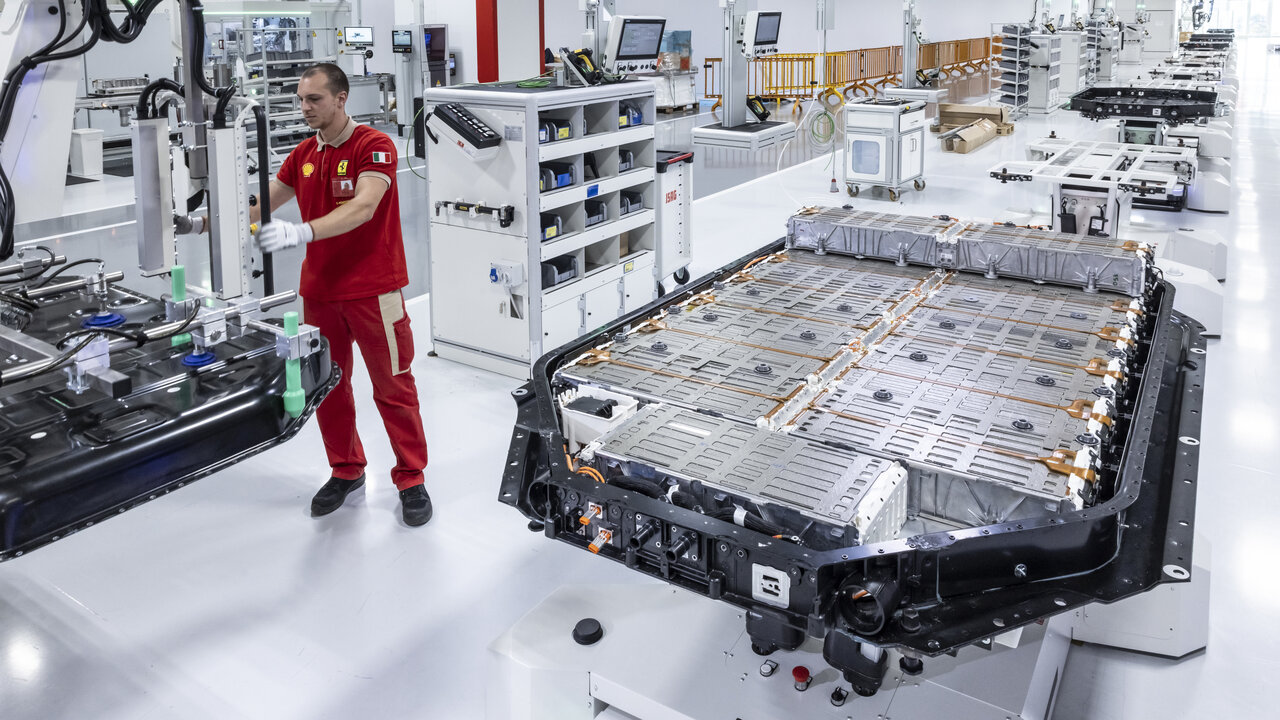 Batterie des Ferrari Elettrica
