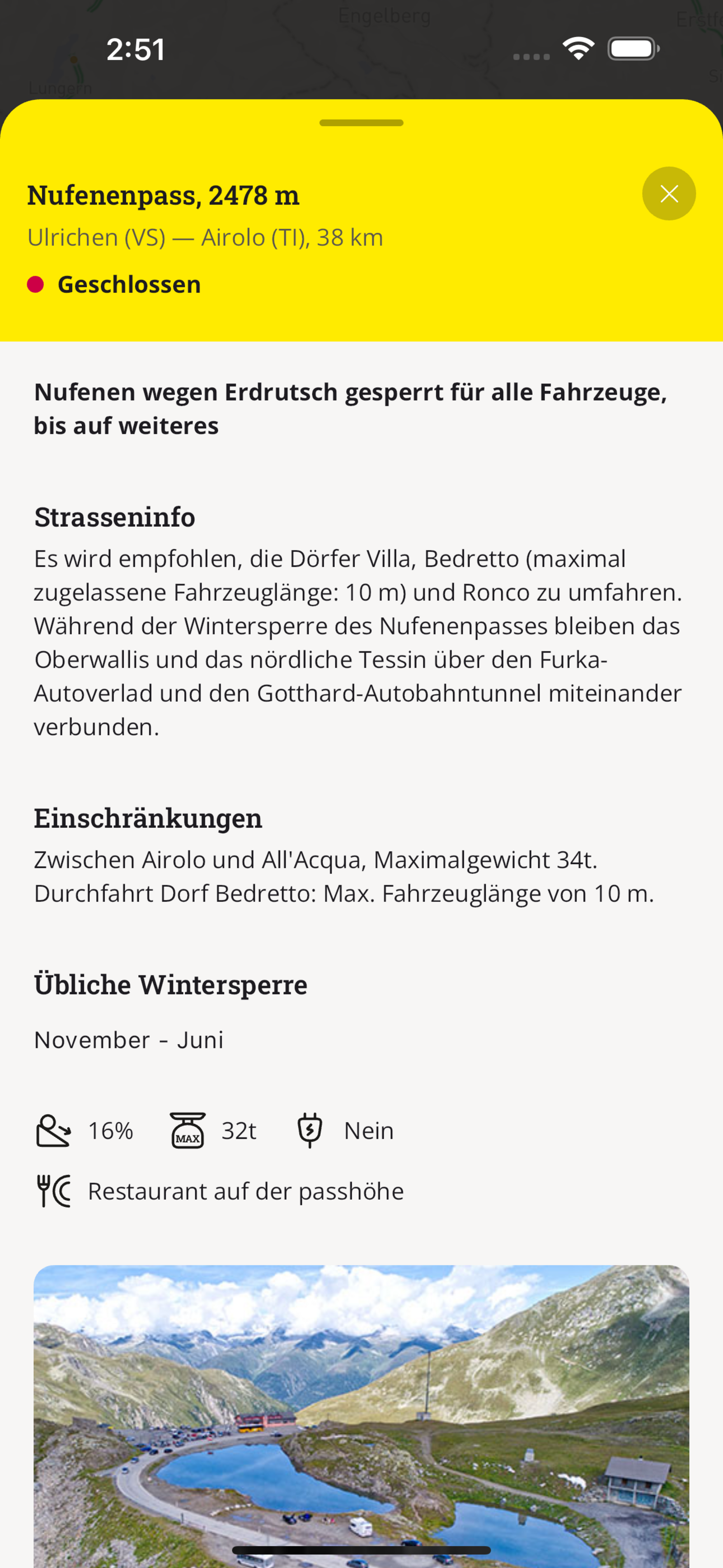 Pass-Status in der TCS-App