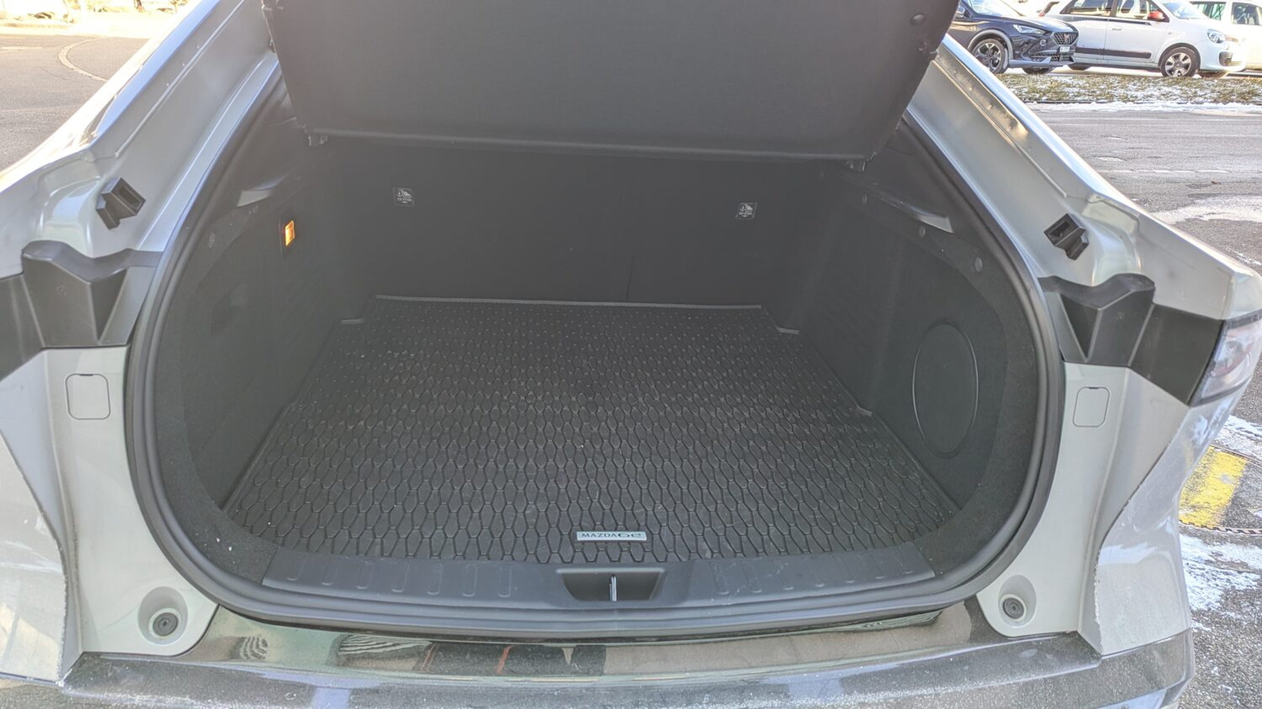 Kofferraum des Mazda 6e
