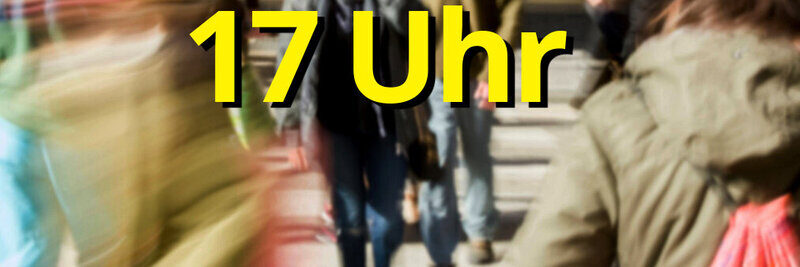 Von Montag bis Freitag sind um 17 Uhr rund 35 Prozent der Schweizer Bevölkerung unterwegs. Bild: freepik.