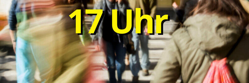 Von Montag bis Freitag sind um 17 Uhr rund 35 Prozent der Schweizer Bevölkerung unterwegs. Bild: freepik.