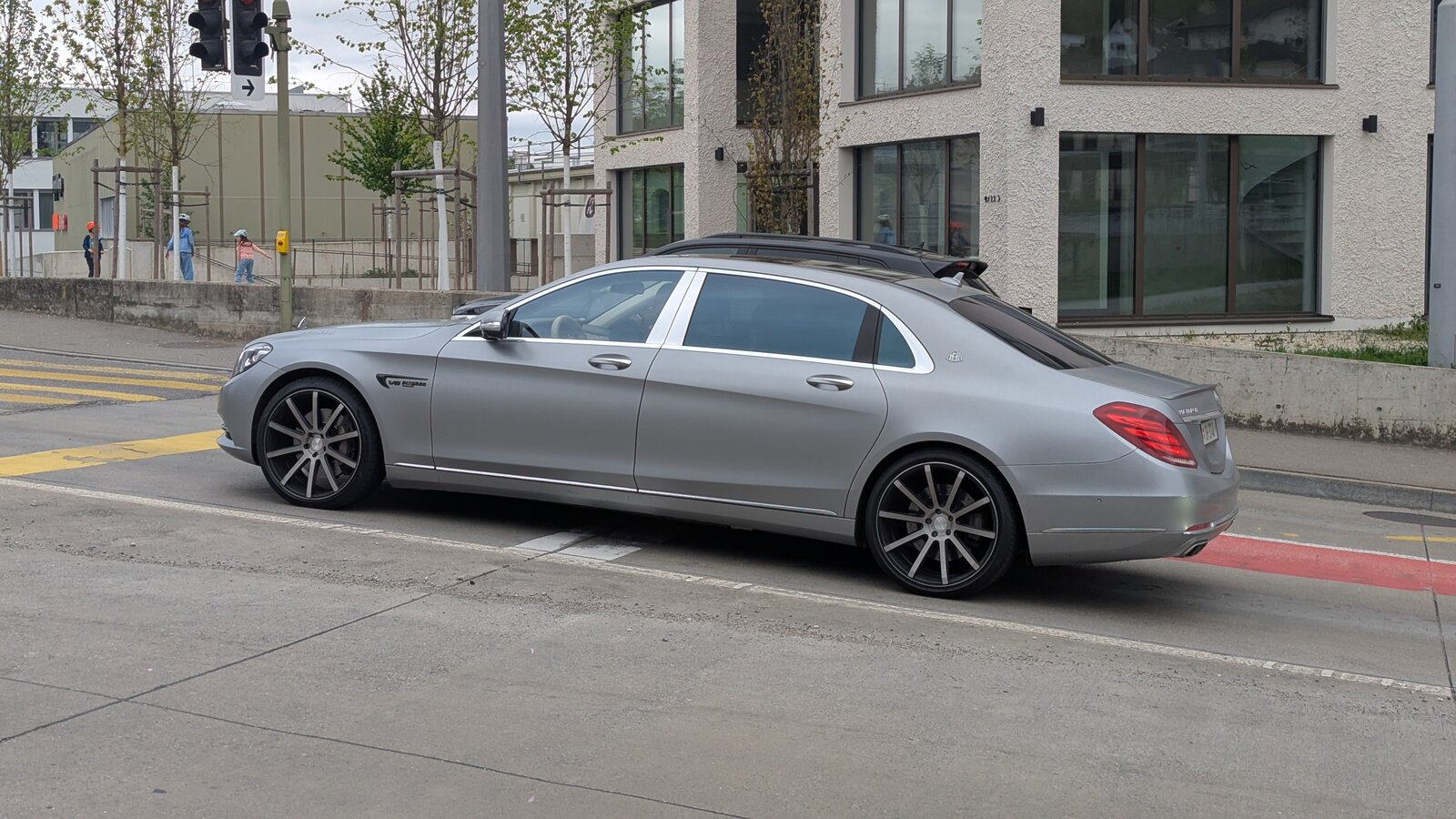 Auto an einer Ampel