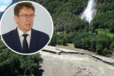 Verkehrsminister Albert Rösti informierte heute über den Stand auf der San-Bernardino-Route.